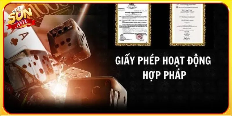 Giấy phép hoạt động là giấy tờ quan trọng mà SUNWIN đã sở hữu